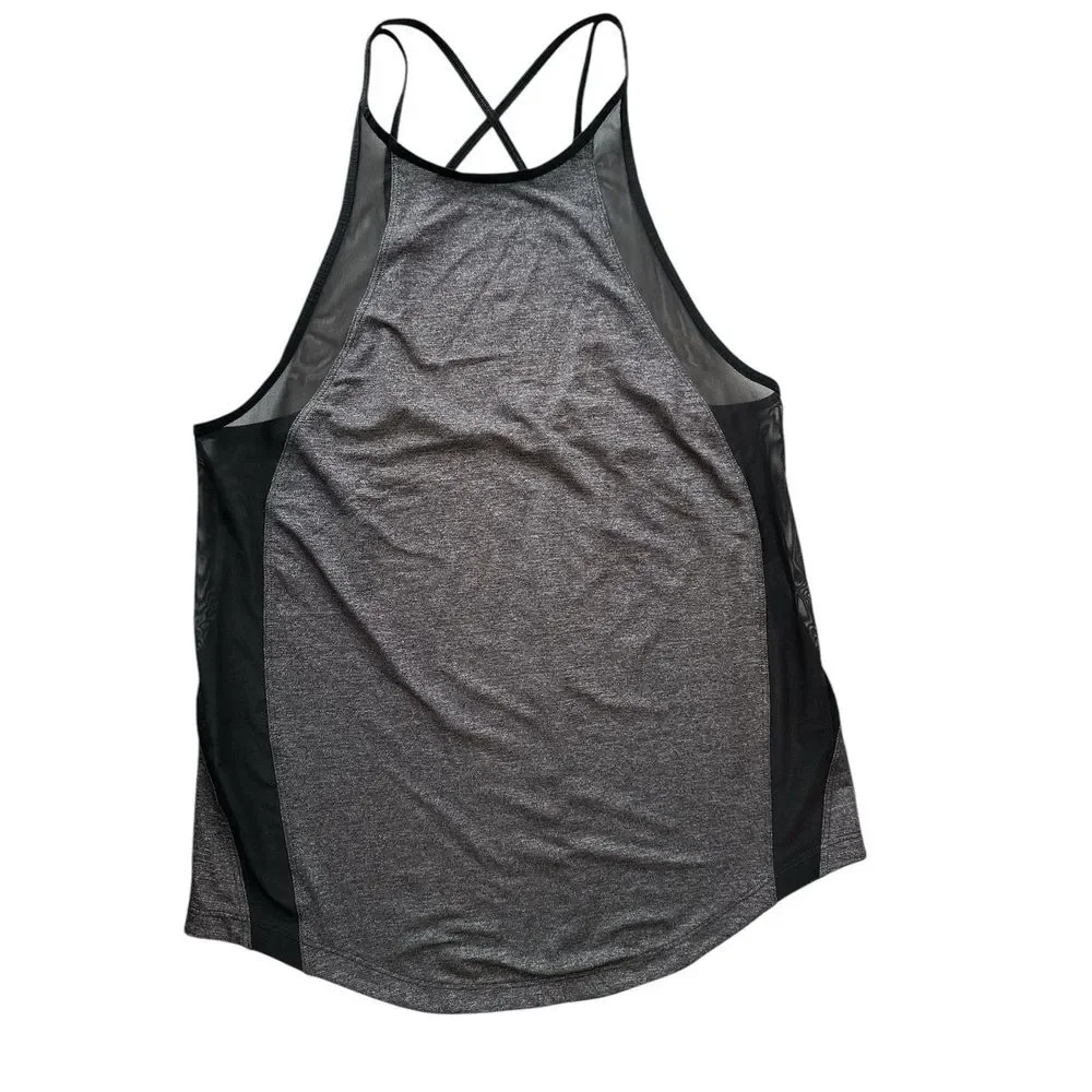 Lululemon Authentic Sculpt Tank Top Women Gray Size 6 Atheisure‎ Gym Workout
